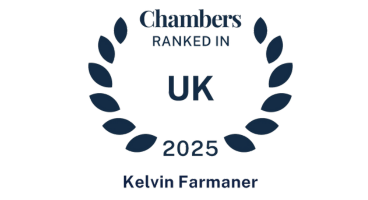 Chambers Ranked 2025 Kelvin Farmaner
