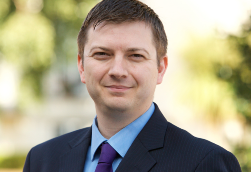 A portrait photo of James Braund