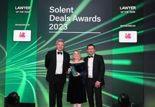 Lucy Gleisner with Solent Deals Awards 2023