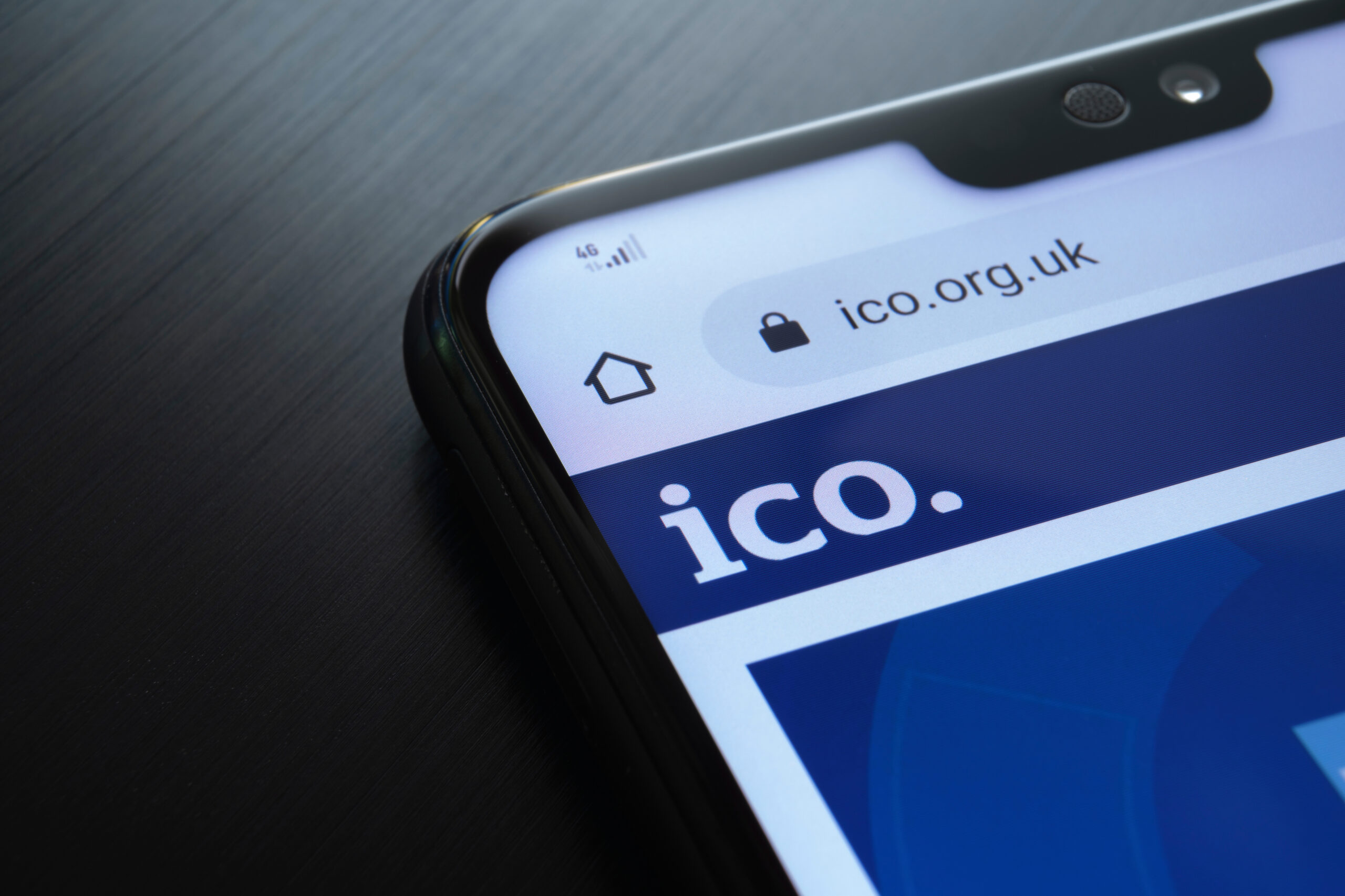 Ico website on phone