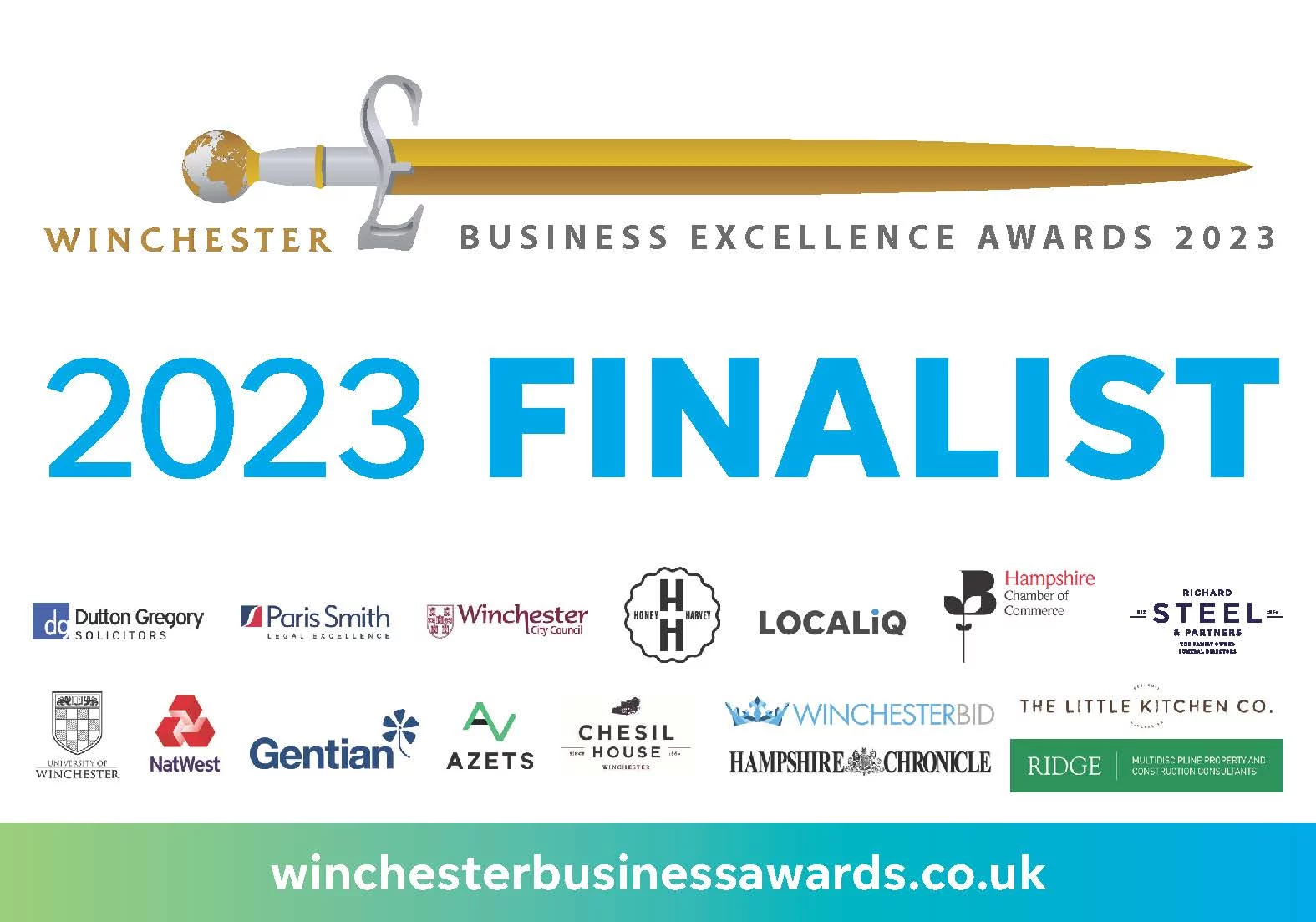 Winchester Business Excellence awards 2023 Finalist logo