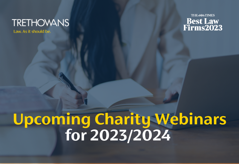 Upcoming Charity Webinars for 2023/24