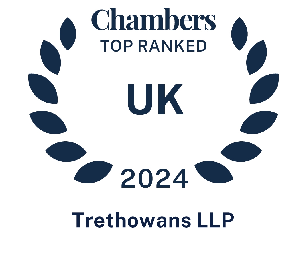 Chambers Top ranked UK 2024 Trethowans LLP logo