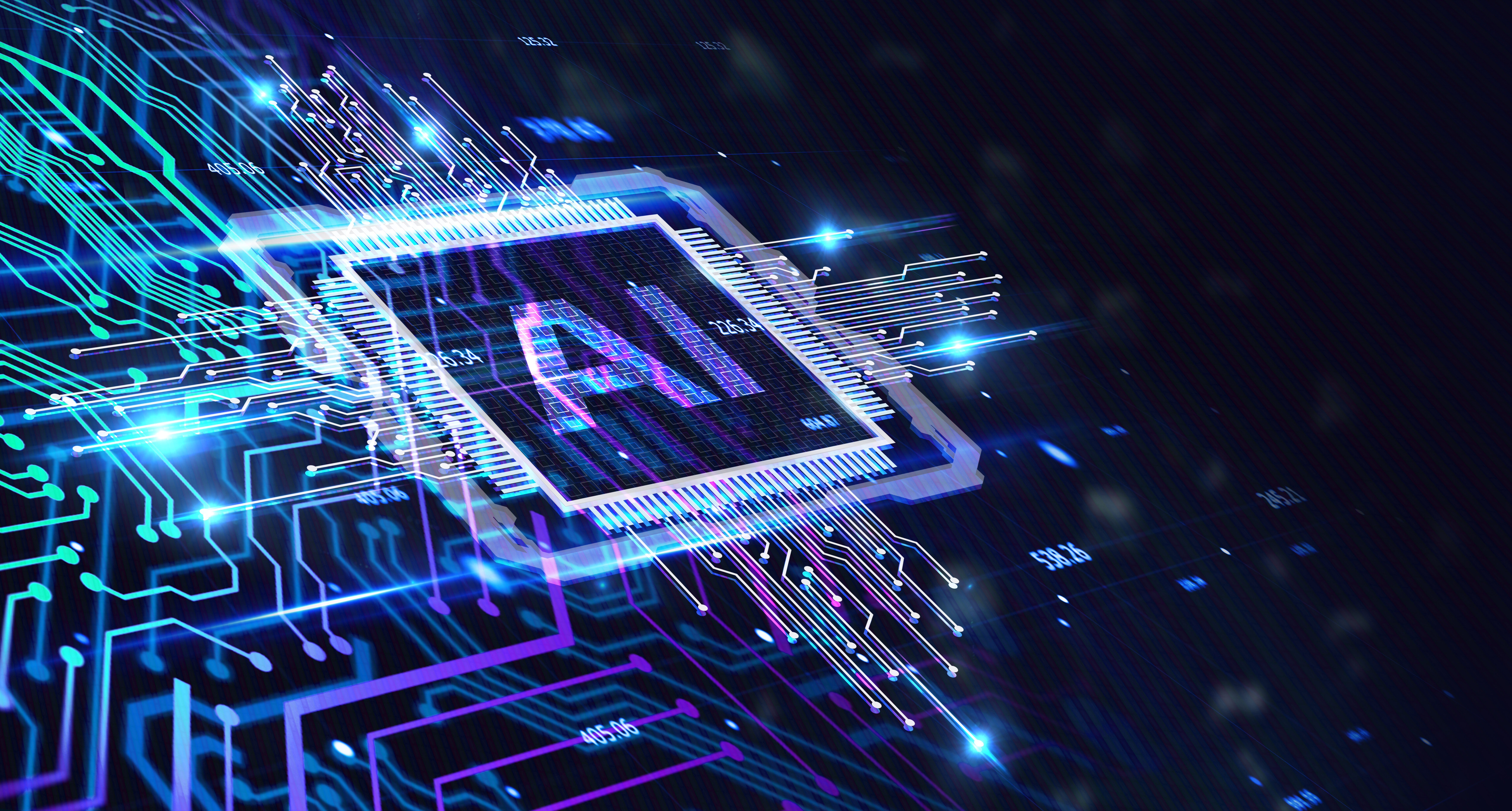 AI Learning and Artificial Intelligence Concept. Business, modern technology, internet and networking concept.