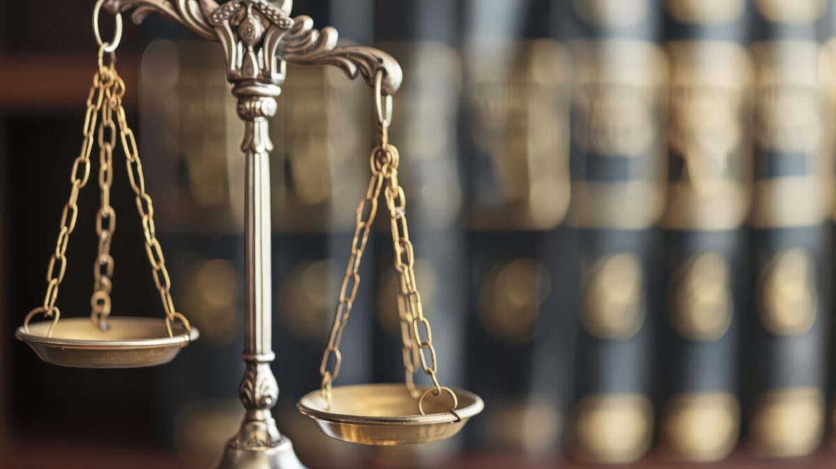 Scales to represent legal justice
