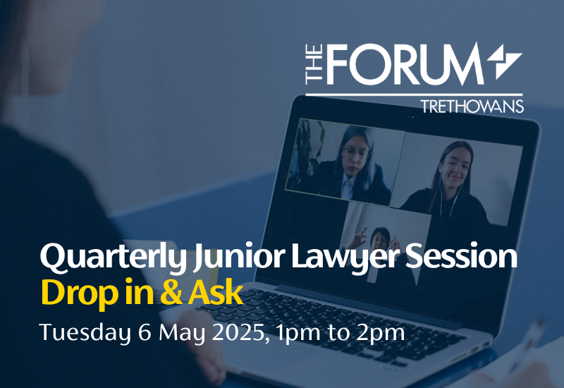 quarterly junior lawyer session - drop in and ask (6 may 2025)
