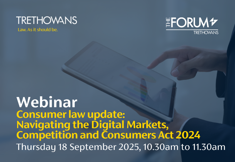 Webinar consumer law update