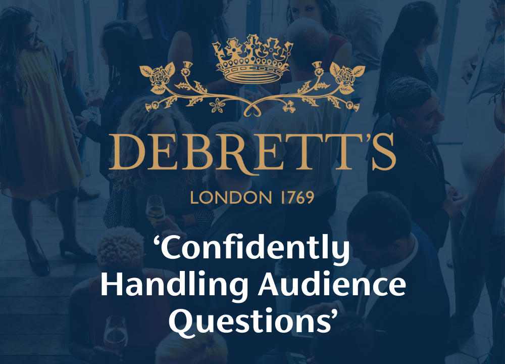 Debrett's webinar Handling Questions